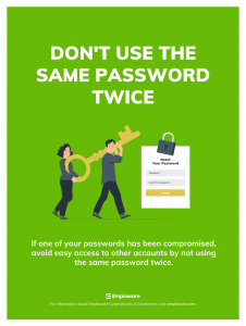 password security awareness poster